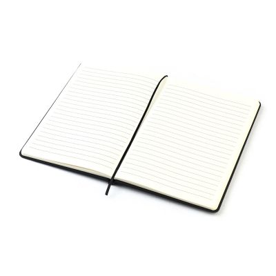 Блокнот A5 "Monte" с линованными страницами, черный-1