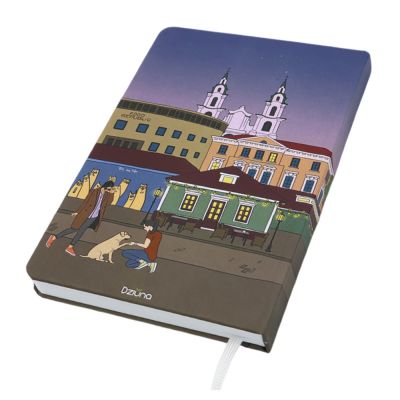 Записная книжка Dziuna Зыбицкая в клетку 15 x 21 см-1