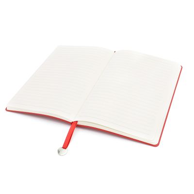 Блокнот A5 "Officer" с металлической биркой, красный-1