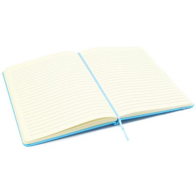 Блокнот A5 "Monte" с линованными страницами, голубой-1