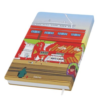 Записная книжка Dziuna Октябрьская в клетку 15 x 21 см-1