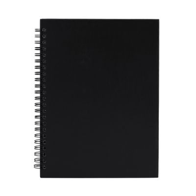 Блокнот на пружине VALLE, чёрный-0