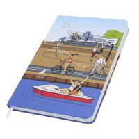 Записная книжка Dziuna Немига в клетку 15 x 21 см