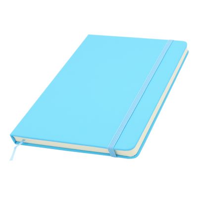 Блокнот A5 "Monte" с линованными страницами, голубой-0