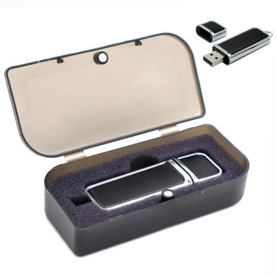 Флешка Business 16 Гб в футляре,черный-0