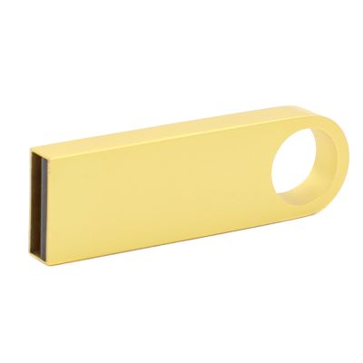 Флешка Гильдия 16 Гб в футляре, золотистая-1