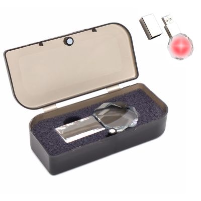 Флешка Diamond 16 Гб в футляре, красный-0