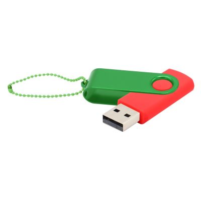 Флешка Designer To Go 2.0 USB 16Gb, красный/зеленый-0