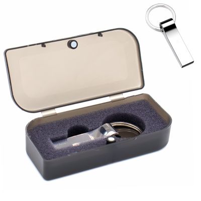 Флешка Ring rail 16 Гб в футляре, серебристая-0