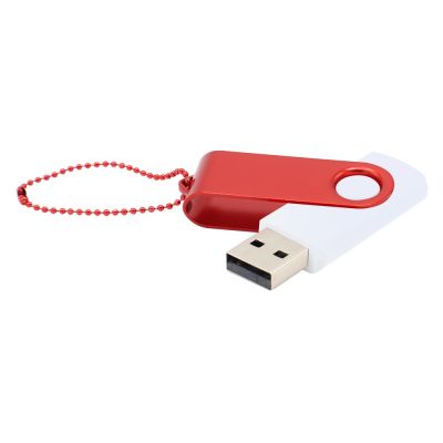 Флешка Designer To Go 2.0 USB 16Gb, белый/красный-0
