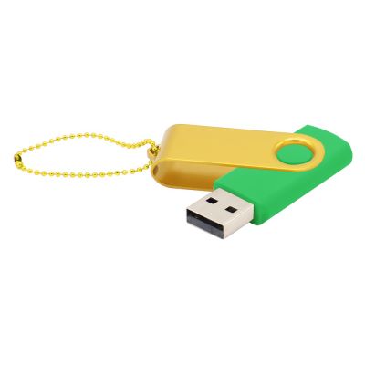 Флешка Designer To Go 2.0 USB 16Gb, зеленый/желтый-0