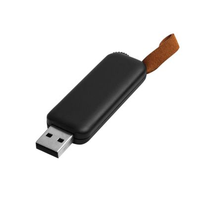 Флешка Gear Soft 32 Гб в футляре, черная-1