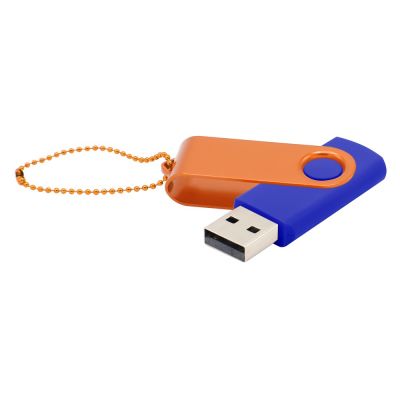 Флешка Designer To Go 2.0 USB 16Gb, синий/оранжевый-0