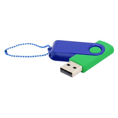Флешка Designer To Go 2.0 USB 16Gb, зеленый/синий-0