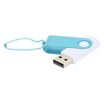 Флешка Designer To Go 2.0 USB 16Gb, белый/голубой-0