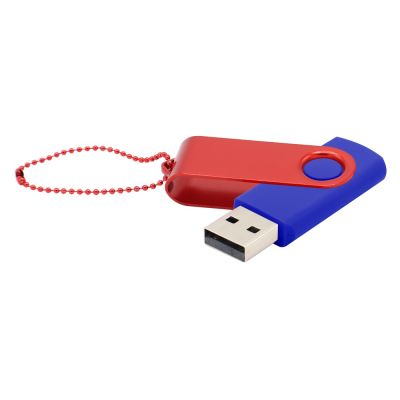 Флешка Designer To Go 2.0 USB 16Gb, синий/красный-0