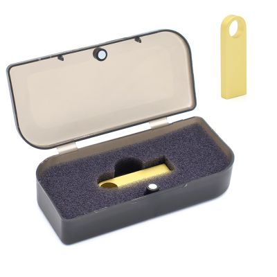 Флешка Гильдия 16 Гб в футляре, золотистая-0