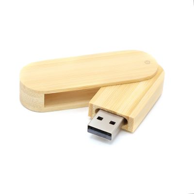 Флешка Green 16 Гб в футляре, светло-коричневый-1