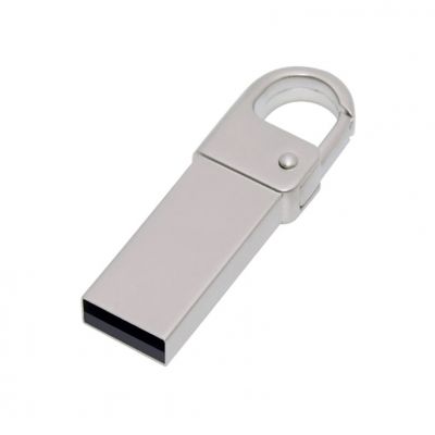 Флешка Carabine 16 Гб в футляре, серебристая-1