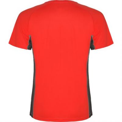 Спортивная футболка SHANGHAI мужская, КРАСНЫЙ/ТЕМНЫЙ ГРАФИТ 2XL-1