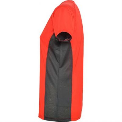 Спортивная футболка SHANGHAI WOMAN женская, КРАСНЫЙ/ТЕМНЫЙ ГРАФИТ 2XL-2