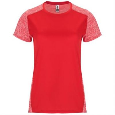 Спортивная футболка ZOLDER WOMAN женская, КРАСНЫЙ/ПЁСТРЫЙ КРАСНЫЙ 2XL-0