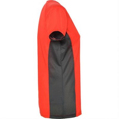 Спортивная футболка SHANGHAI WOMAN женская, КРАСНЫЙ/ТЕМНЫЙ ГРАФИТ 2XL-3