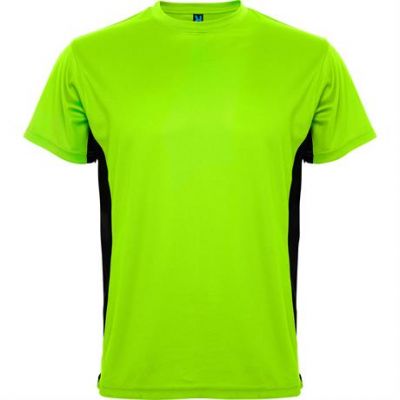 Спортивная футболка TOKYO мужская, ЛАЙМОВЫЙ/ЧЕРНЫЙ 2XL-0