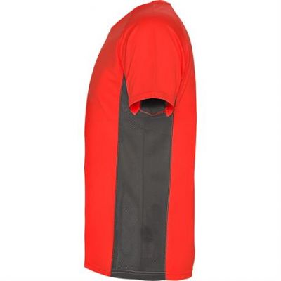 Спортивная футболка SHANGHAI мужская, КРАСНЫЙ/ТЕМНЫЙ ГРАФИТ 2XL-2