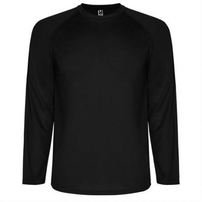 Спортивная футболка MONTECARLO L/S мужская, ЧЕРНЫЙ 2XL-0