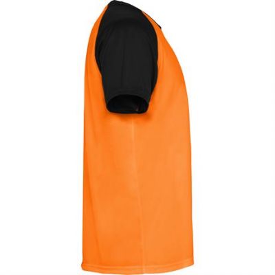 Спортивная футболка INDIANAPOLIS мужская, ФЛУОРЕСЦЕНТНЫЙ ОРАНЖЕВЫЙ/ЧЕРНЫЙ 3XL-3