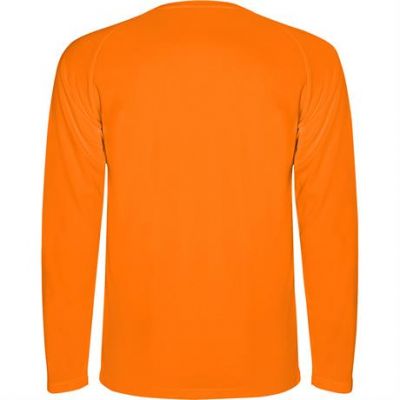 Спортивная футболка MONTECARLO L/S мужская, ФЛУОРЕСЦЕНТНЫЙ ОРАНЖЕВЫЙ M-1