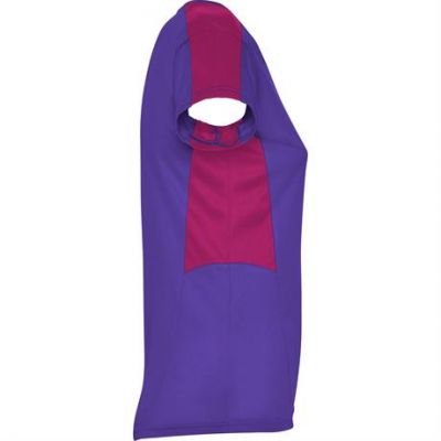 Спортивная футболка SUZUKA женская, ЛИЛОВЫЙ/ТЕМНО-РОЗОВЫЙ 2XL-3