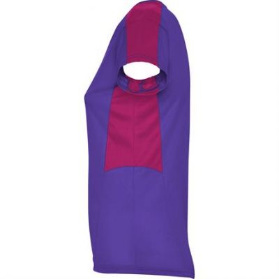 Спортивная футболка SUZUKA женская, ЛИЛОВЫЙ/ТЕМНО-РОЗОВЫЙ 2XL-2