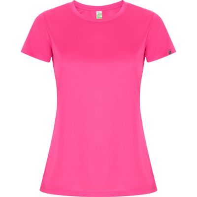 Спортивная футболка IMOLA WOMAN женская, ФЛУОРЕСЦЕНТНЫЙ РОЗОВЫЙ S-0