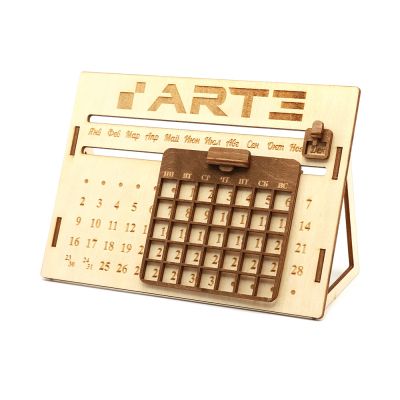 Деревянный вечный календарь-2