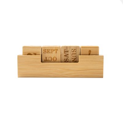 Календарь настольный MEDUS, бамбуковый-2