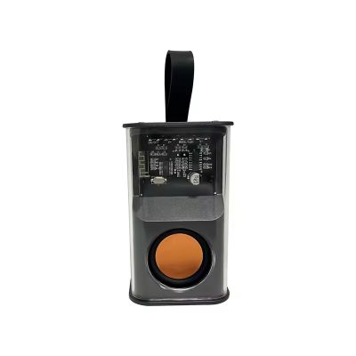 Прозрачная беспроводная колонка Jazzy, черный-0