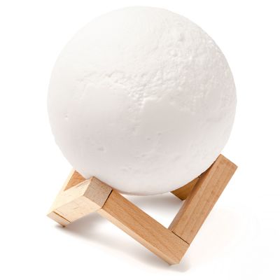 Беспроводная колонка-светильник Moonlight, белая-0