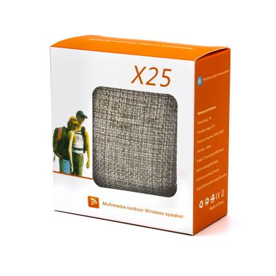 Беспроводная Bluetooth колонка X25 Outdoor (BLTS01), серая-2
