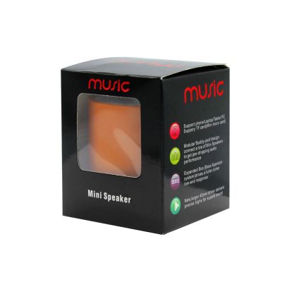 Беспроводная Bluetooth колонка Attilan (BLTS01), оранжевая-2