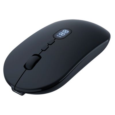 Мышь компьютерная беспроводная с индикатором Peeper, черный-0