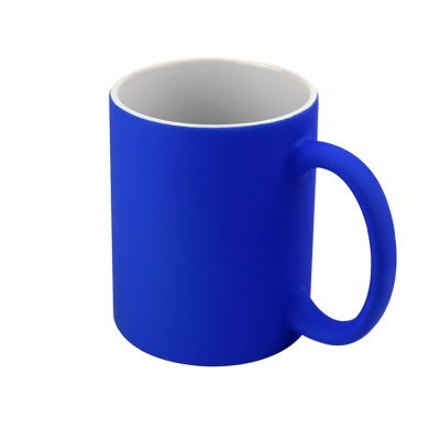 Кружка-хамелеон керамическая Йорк, сублимация, синяя-0