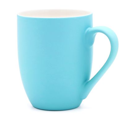 Кружка Elegante софт-тач 350мл, морской волны-0