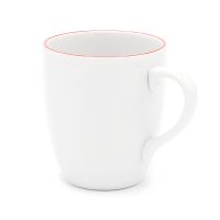 Кружка фарфоровая 300 см3 "челси", Палитра (8С1370/1Ф34), Красный