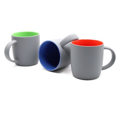 Кружка Spring, софт-тач, зеленая-1