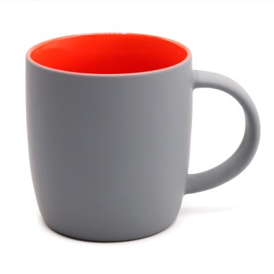 Кружка Spring, софт-тач, красная-0