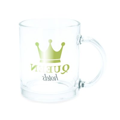 Стеклянная кружка KAFFIR, Сублимация, Белый-3