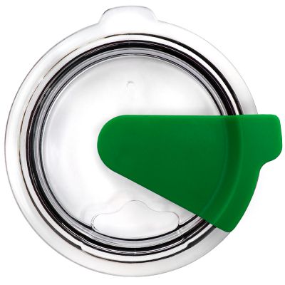 Кружка с крышкой Velvet Duo, софт-тач, тёмно-серая/зелёная-2