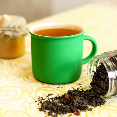 Кружка Camping, софт тач, зеленый-1